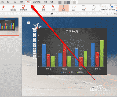 如何设置PPT图表的动画