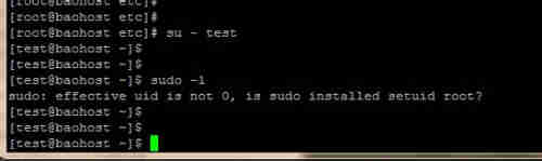 执行sudo时报错：effective uid is not 0