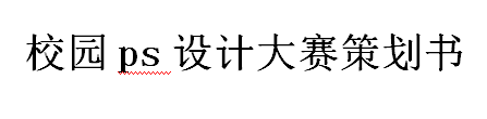 校园活动策划书怎么写